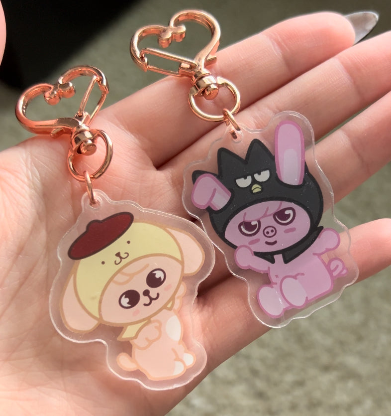 SKZOO X Sanrio Friends Keychains