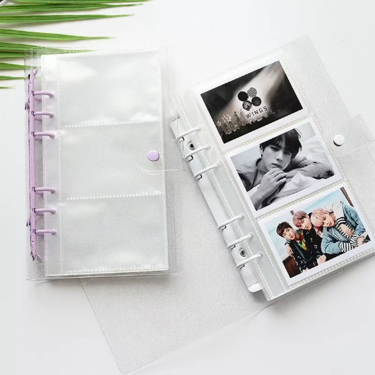 Glitter Clear Photocard Binder