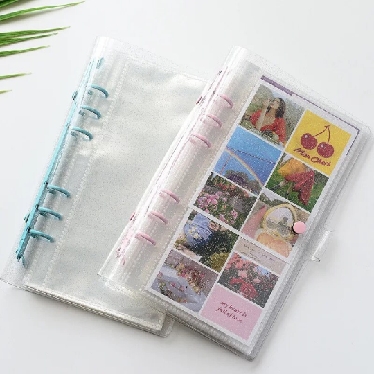 Glitter Clear Photocard Binder