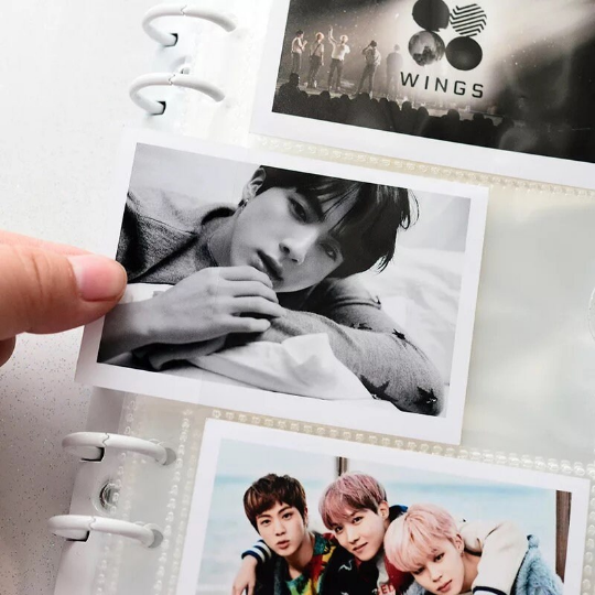 Glitter Clear Photocard Binder