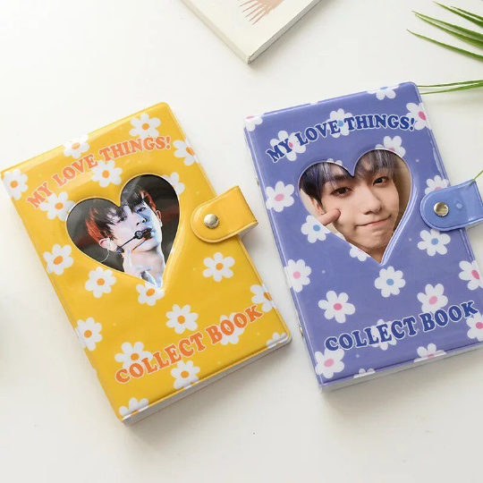 Floral/Plaid Photocard Binder