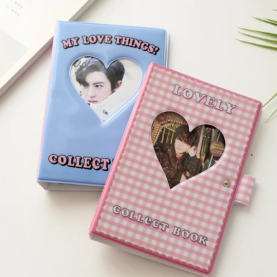 Floral/Plaid Photocard Binder