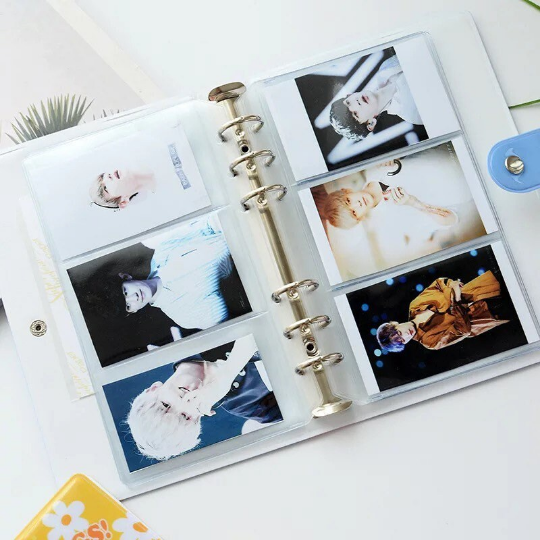 Floral/Plaid Photocard Binder