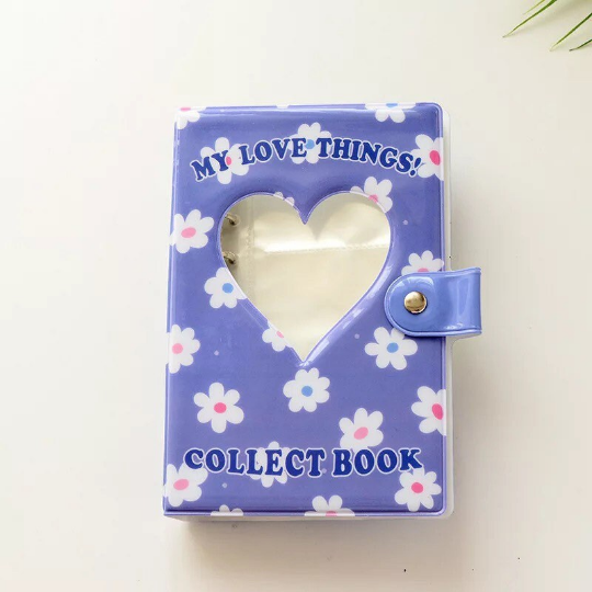 Floral/Plaid Photocard Binder