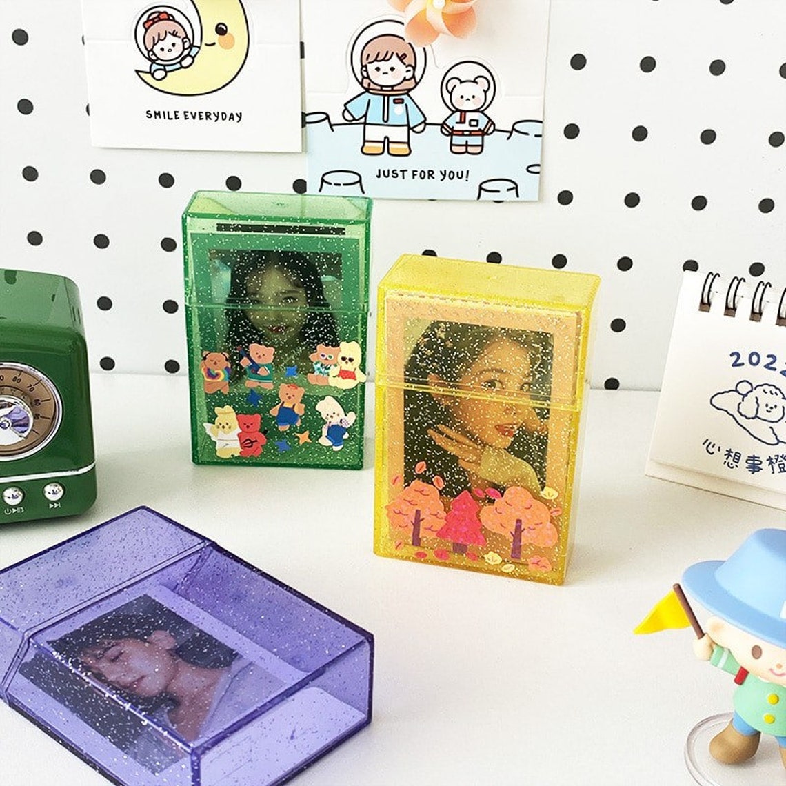 Glitter Polco Box - Photocard Storage Box